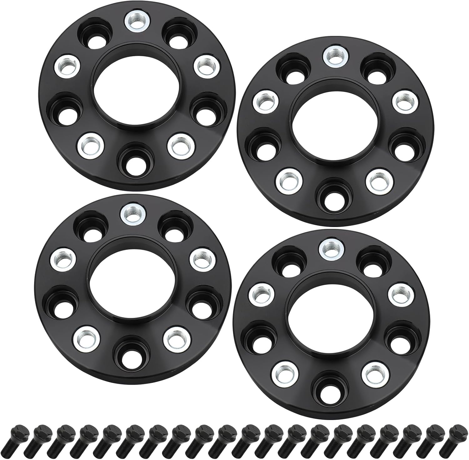 5x120mm Wheel Adapter 25mm Thick M14x 1.25 Studs 74.1mm Bore Wheel Spacers for BMW X5 2007-2018/X6 2008-2019 4PCS