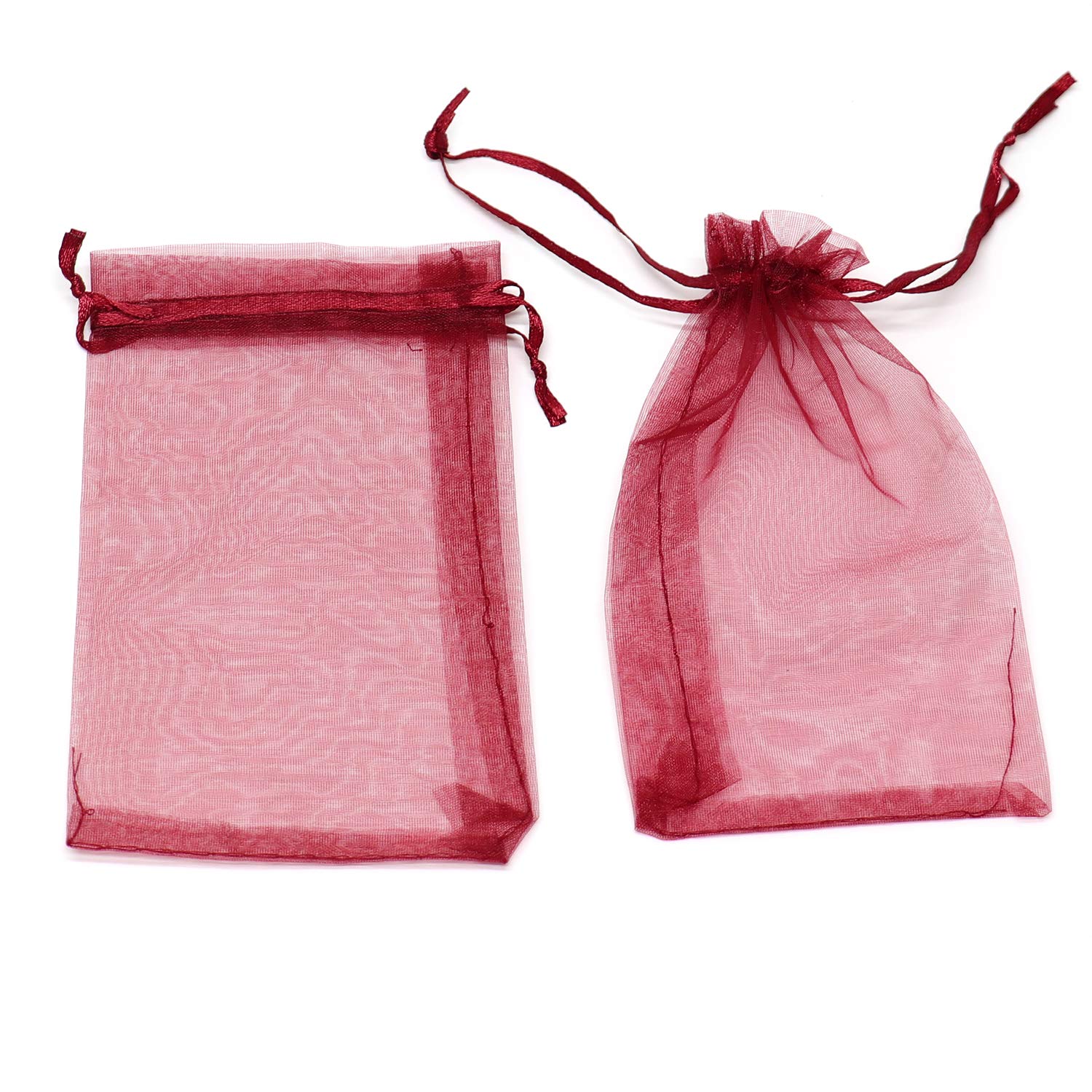 Dealglad - Set de 100 bolsitas de organza, con cordón, adecuadas para fiesta, boda, regalos