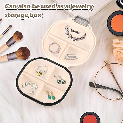 Miniatura 6 de Travel Essentials - Organizador de pastillas, contenedor de píldoras, portátil, semanal, viajes de negocios, uso diario, rastreador de pastillas,