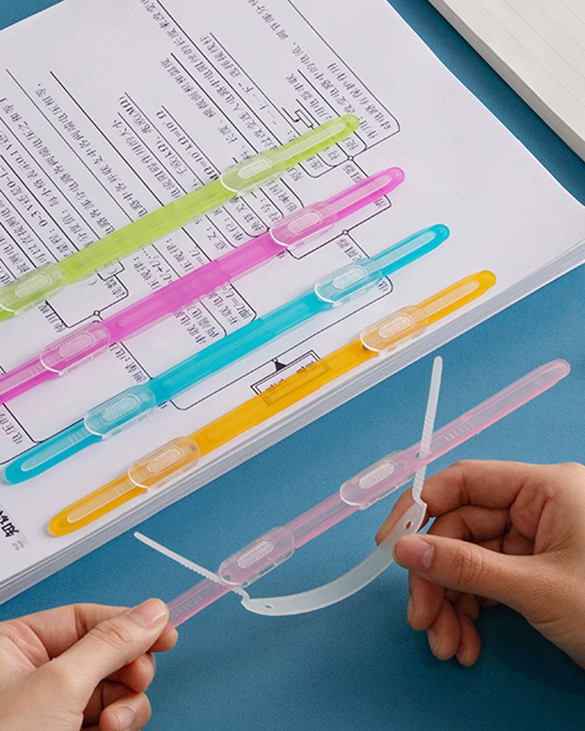 Amazon | ペーパーファスナーファイル 留め具2穴ファイル綴じ具 資料 