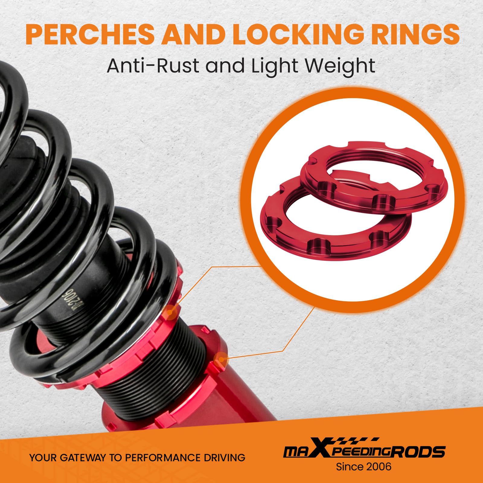 maxpeedingrods Suspension filetage pour Civic EG eg6 EG9 EH EJ VX 91–95 Suspension Coilover