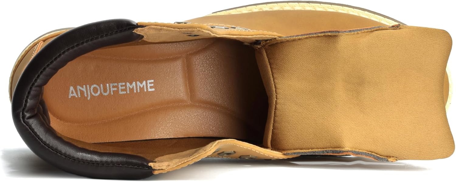 ANJOUFEMME Winter Hiking Boots Men Waterproof, Warm Work Trekking Shoes for Men - Image 2