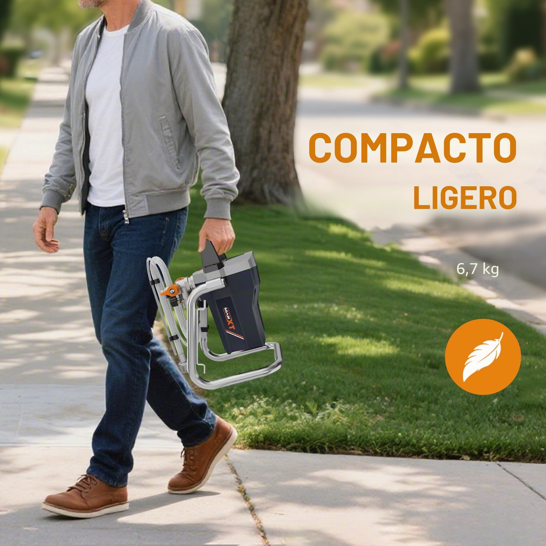 Sistema de pulverización hidrodinámico de 1300 W, pulverizador de Pintura Airless