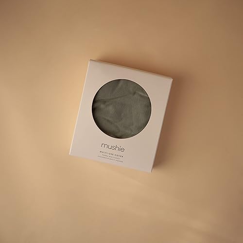 Miniatura 2 de mushie Funda para asiento de automóvil para bebé, transpirable y elástica, funda multiusos para lactancia, lactancia, silla alta, carrito de