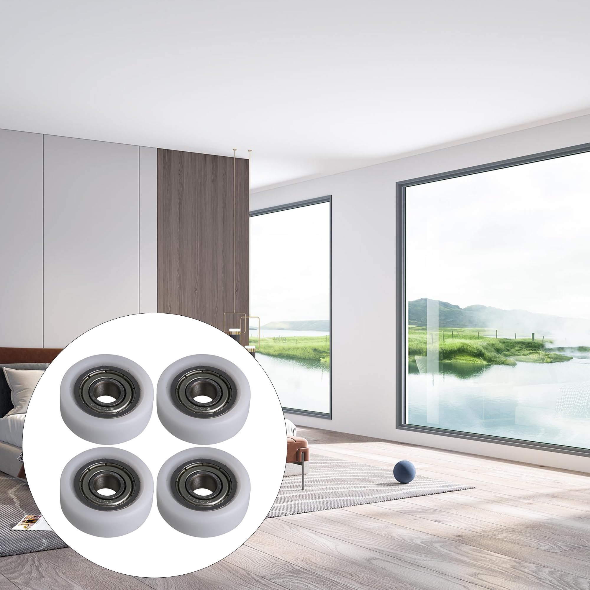 BQLZR Cuscinetto A Sfera Nylon - 22 Mm, Stelo M10x20 Mm, Portata 90 Kg, Conf. Da 2 - Foto 10