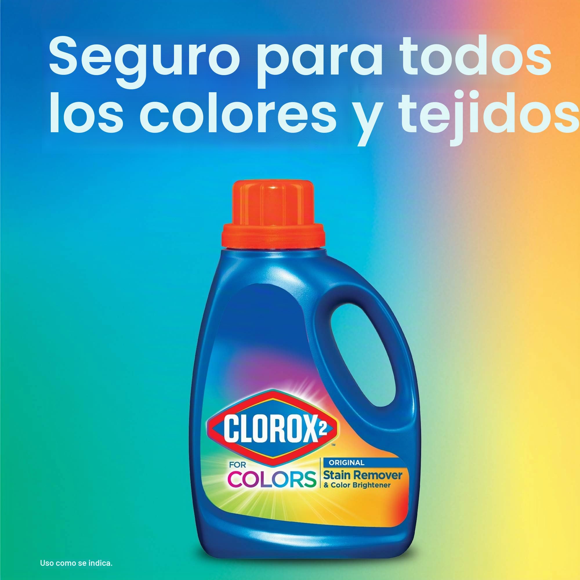 Clorox 2 quitamanchas e iluminador de color, 22 onzas (el embalaje puede variar), 22 onzas líquidas (paquete de 1)