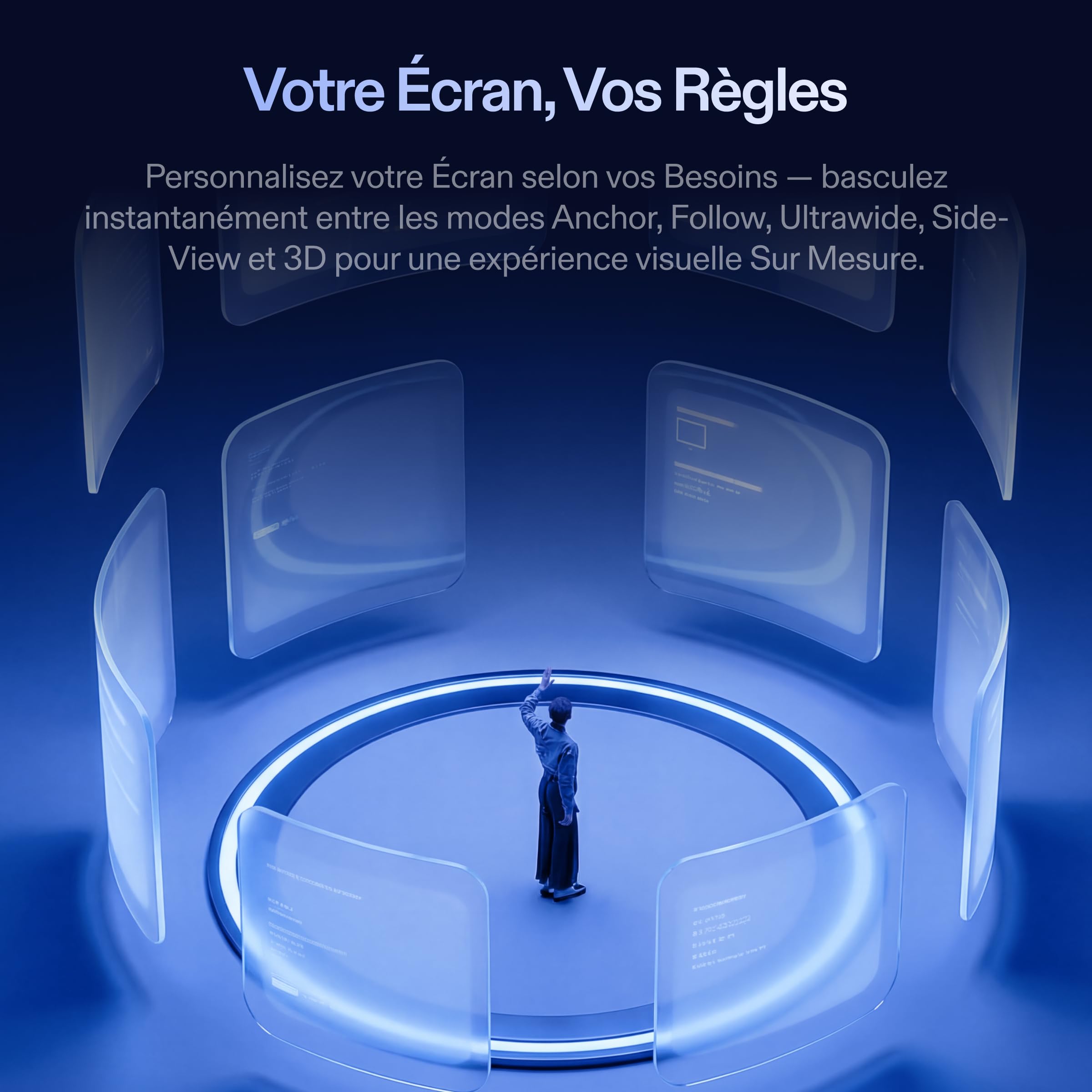 XREAL 1S AR/XR Lunettes, Lunettes de Réalité Augmentée avec Écran Virtuel 500", 52° FOV, 3DoF Natif, Real 3D, X1 Puce, Compatibles USB‑C DisplayPort Appareils, iPhone 17/16/15, Console ROG/SteamDeck