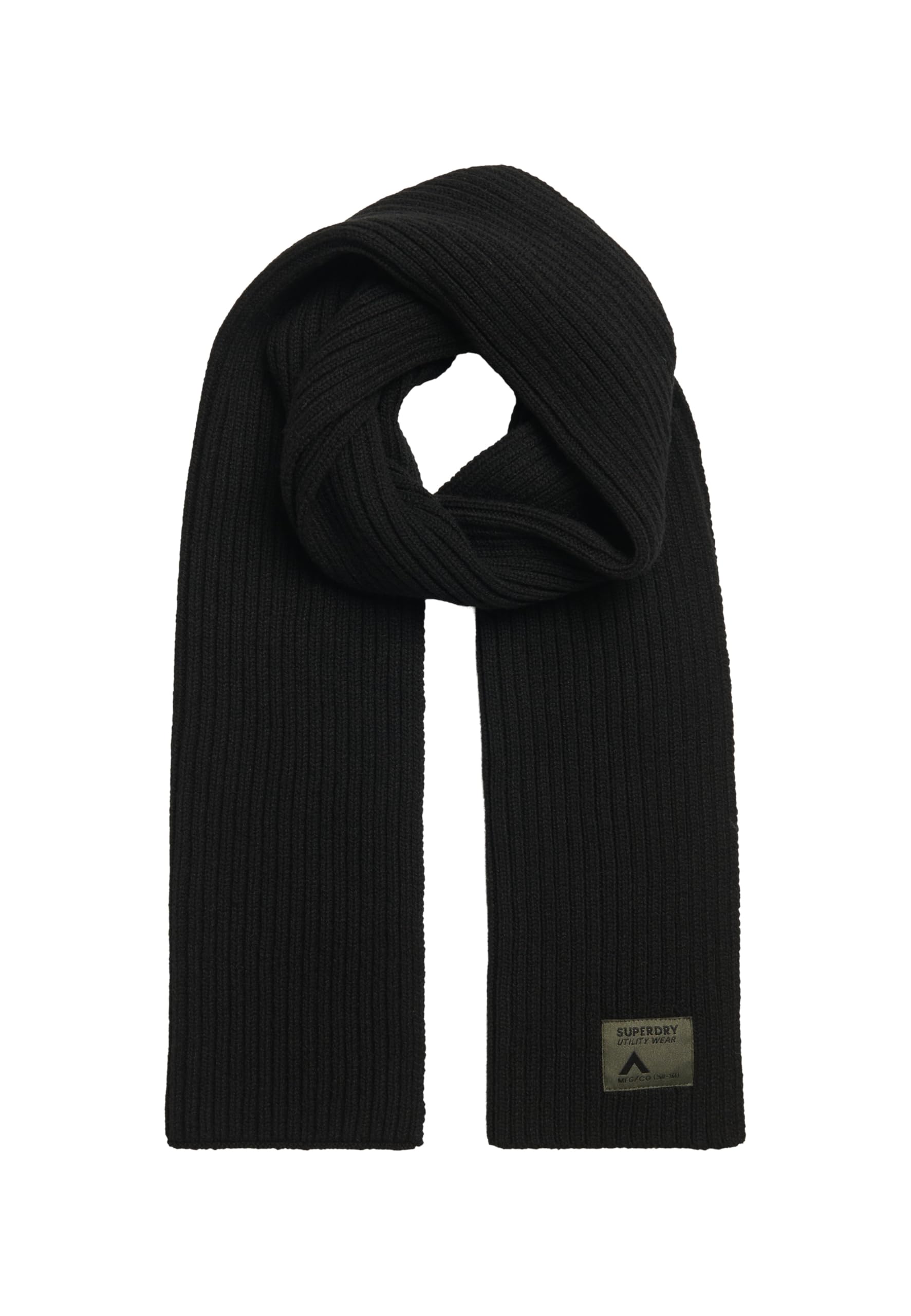 Superdry Noir Children's Knitted Scarf Workwear