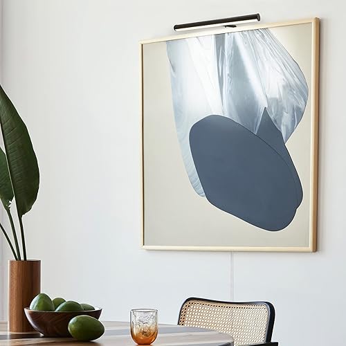 Miniatura 5 de Maxxima Luz LED de pared de 14 pulgadas, pantalla LED integrada, 3000 K blanco cálido, 200 lúmenes, incluye interruptor de encendidoapagado, luz