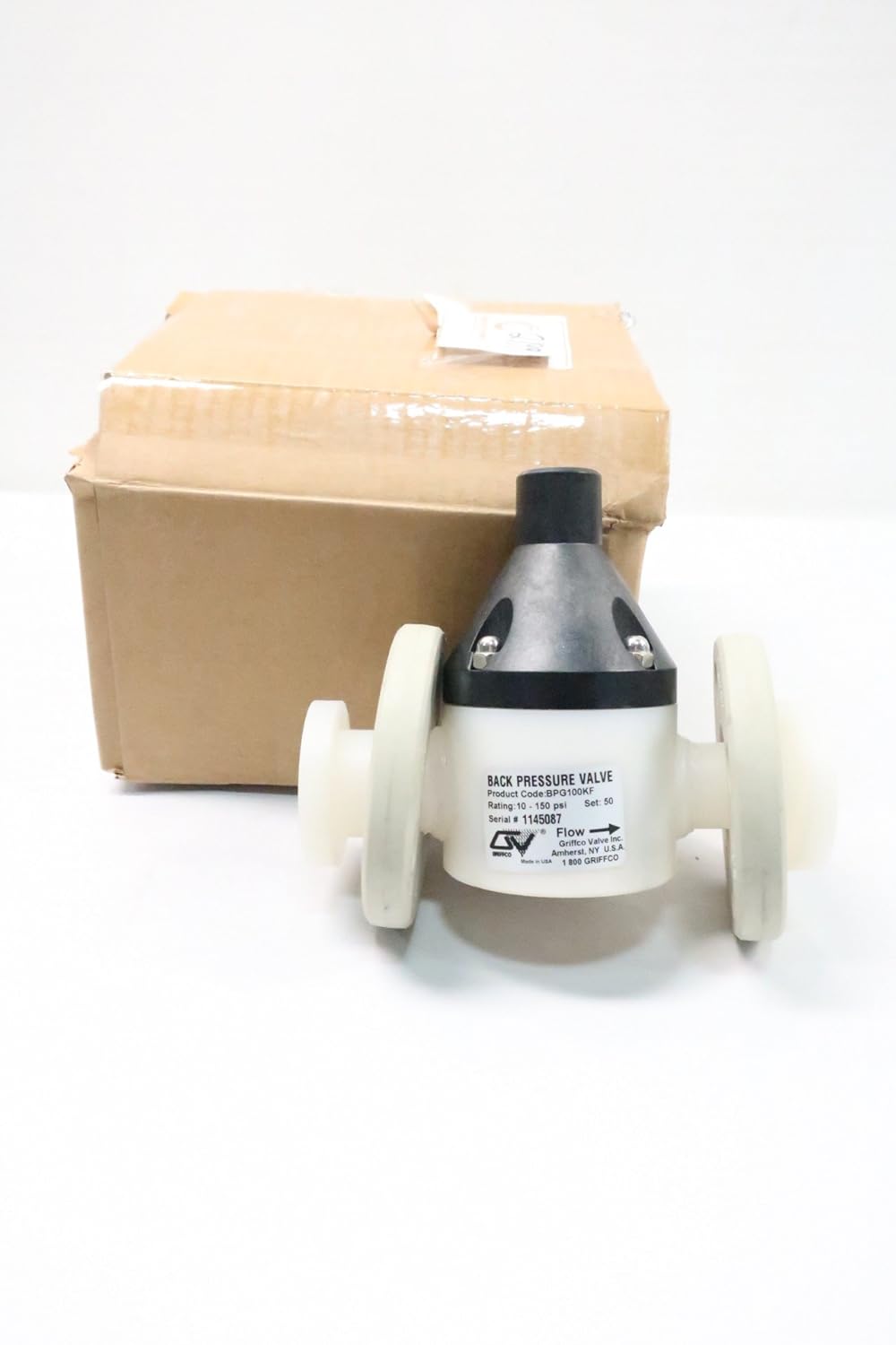 GRIFFCO BPG100KF Back Pressure Valve 10150PSI FLANGED 1IN D615860