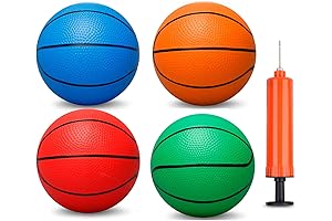 Mini Rubber Basketball for Indoor Hoops