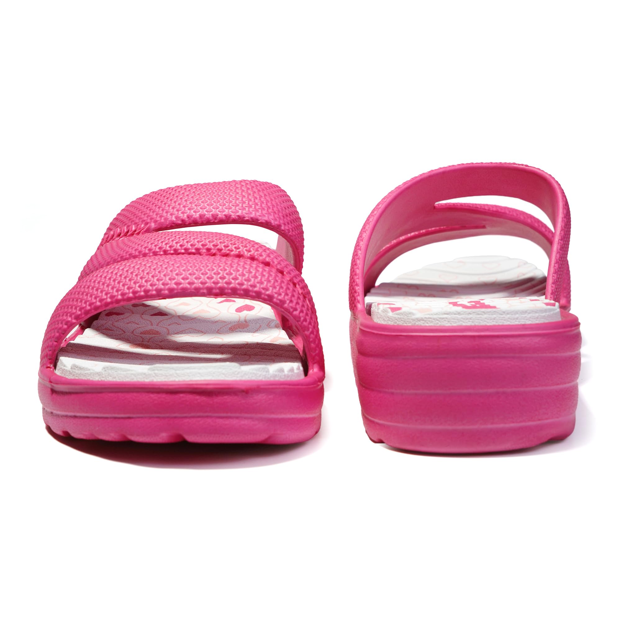 JOMIX Chanclas Mujer Verano con Plataforma Chanclas Playa Mujer Suaves Piscina Mar Ducha Baño