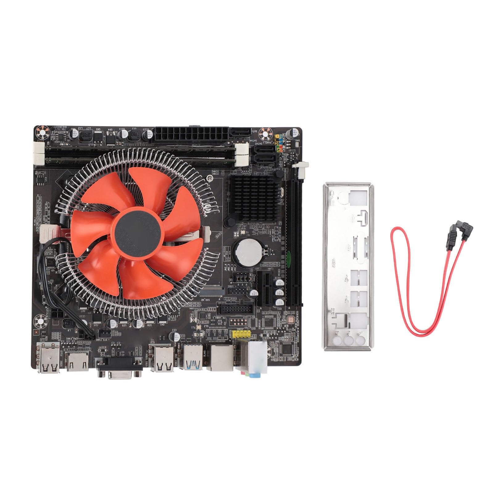 Cryfokt LGA 1155 B75 Motherboard Set, Supported CPU I5 3470, 4GB X 2 Memory DDR3 With Fan, for Desktop Computer PC