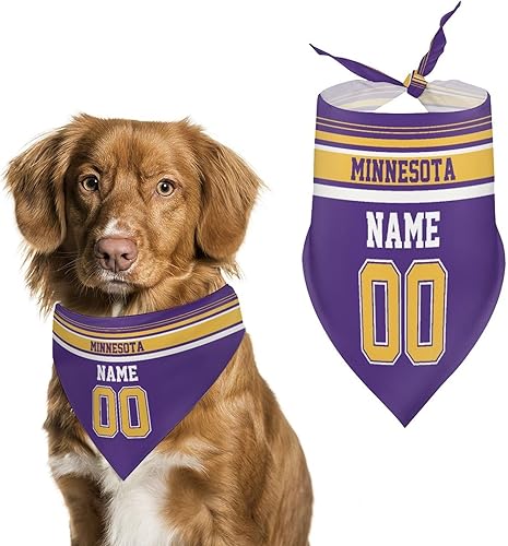 Miniatura 38 de San Francisco - Bandana personalizada para perro, diseño personalizado, nombre, número, bufanda, regalos de fútbol para perros y gatos