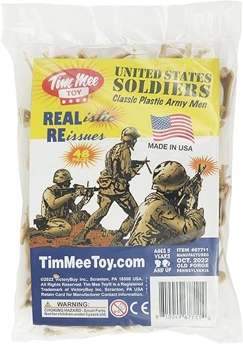 Vista 39 de TimMee - Figuras de soldado de juguete de plástico para hombre, 48 piezas, hechas en Estados Unidos Amarillo
