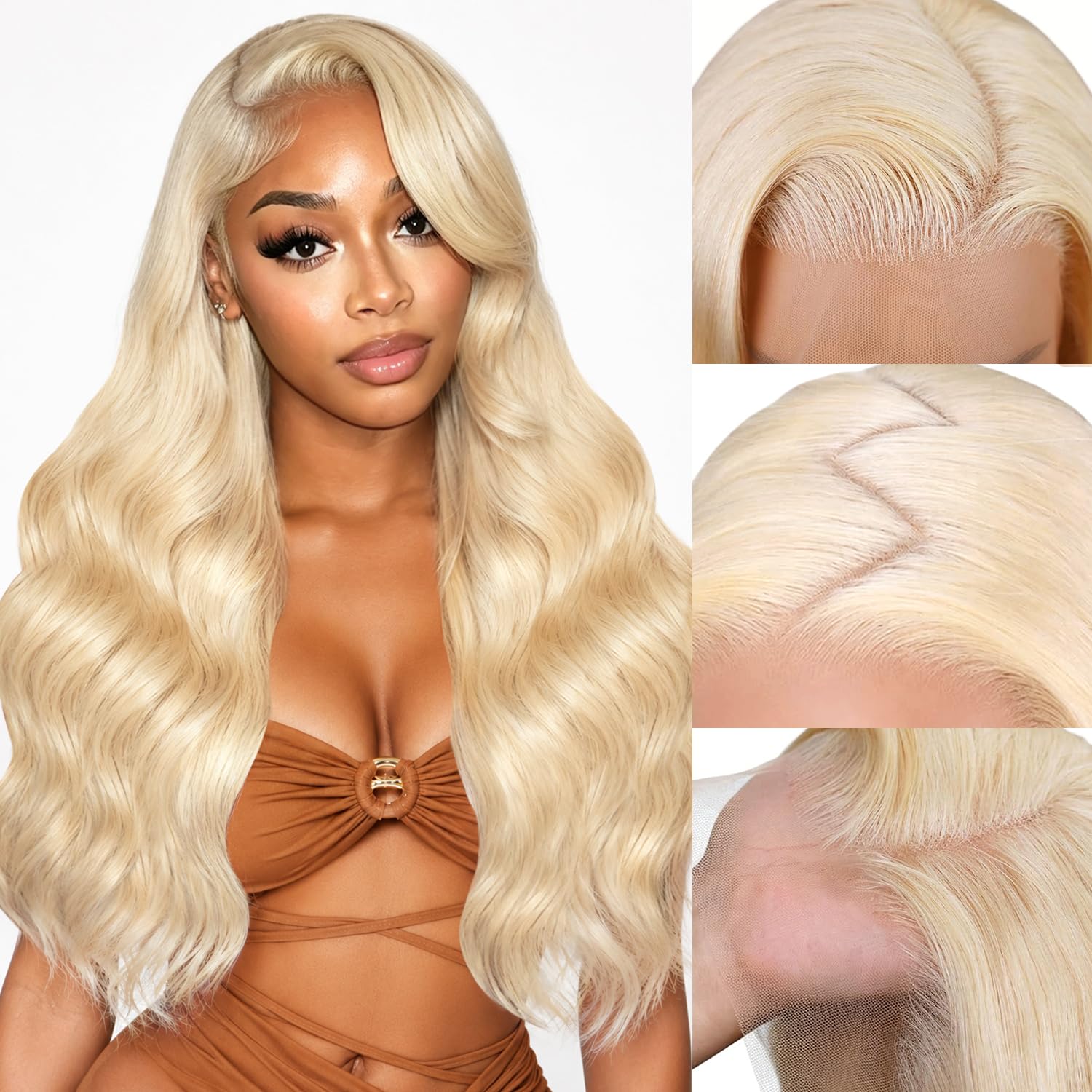 Photo 1 of Zinnia 30" 613 Body Wave Human Hair Wig