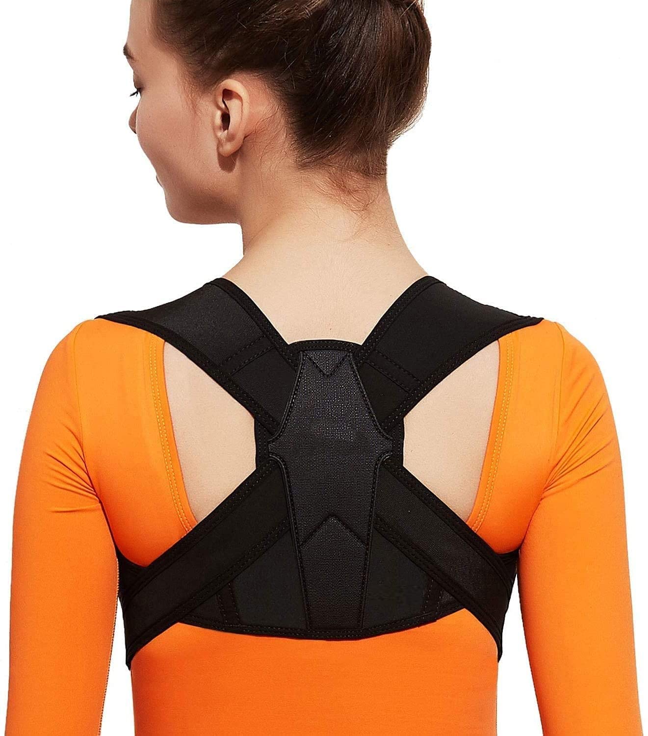FAMILY LINE Posture Corrector for Clavicle Support, Adjustable Back Straightener and Providing Pain Relief from Neck, Back & Shoulder for Men and Women (Free Size) (Black) (B09RP8KK9N) Amazon Price History, Amazon Price Tracker