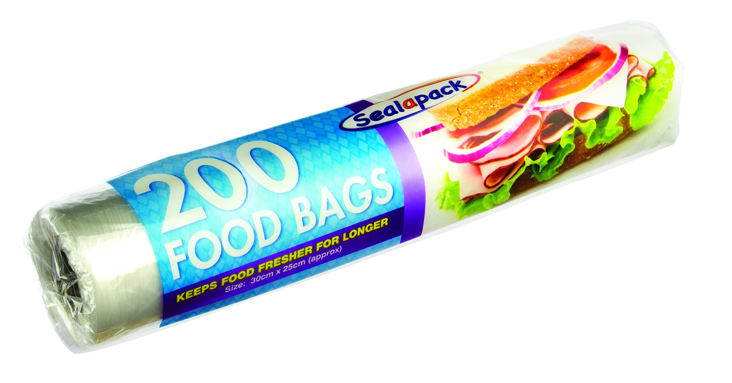 Pack Of 200 Large Food Bags 30X25Cm from B&Q