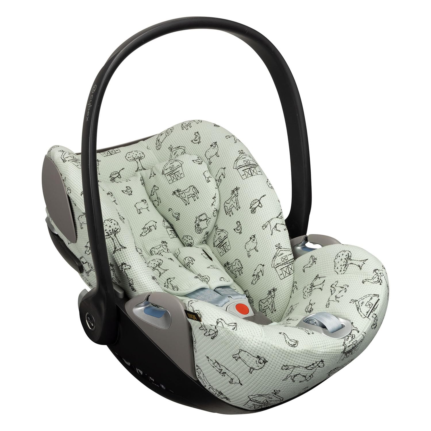Ukje Cover Compatible with Cybex Cloud Z, Z2 & T i-Size Car Seat - Child Seat Cover - Baby Seat Insert