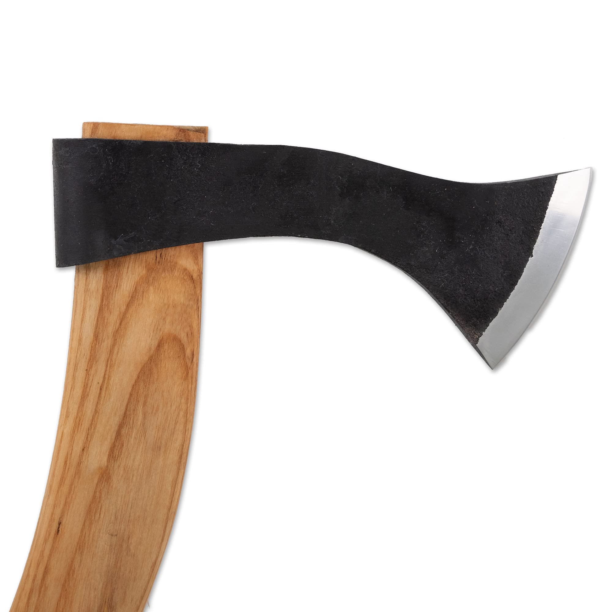 Wikinger Wurfaxt Franziska mit Lederscheide 50cm