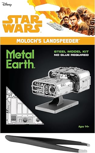 Metal Earth Fascinations Star Wars Moloch's Landspeeder 3D Kit de modelo de metal con pinzas