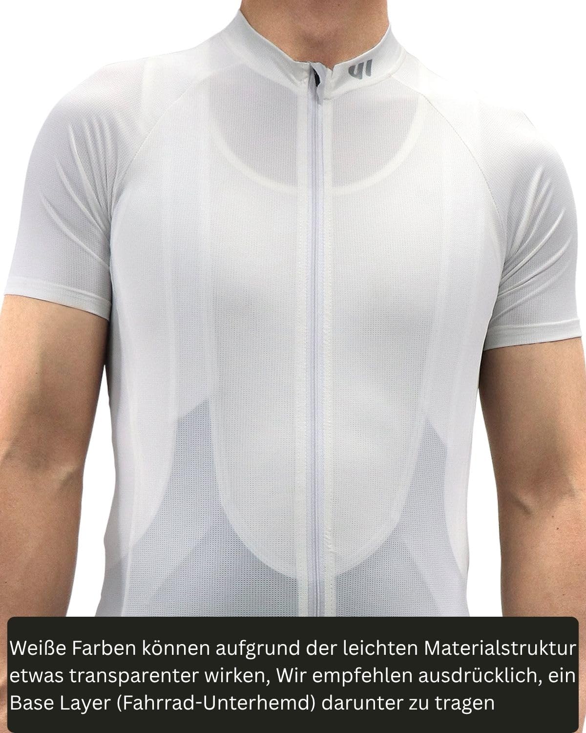 Lo.gas Radtrikot Herren Kurzarm, Rennrad Trikot Durchgehender Reißverschluss mit 3 Taschen