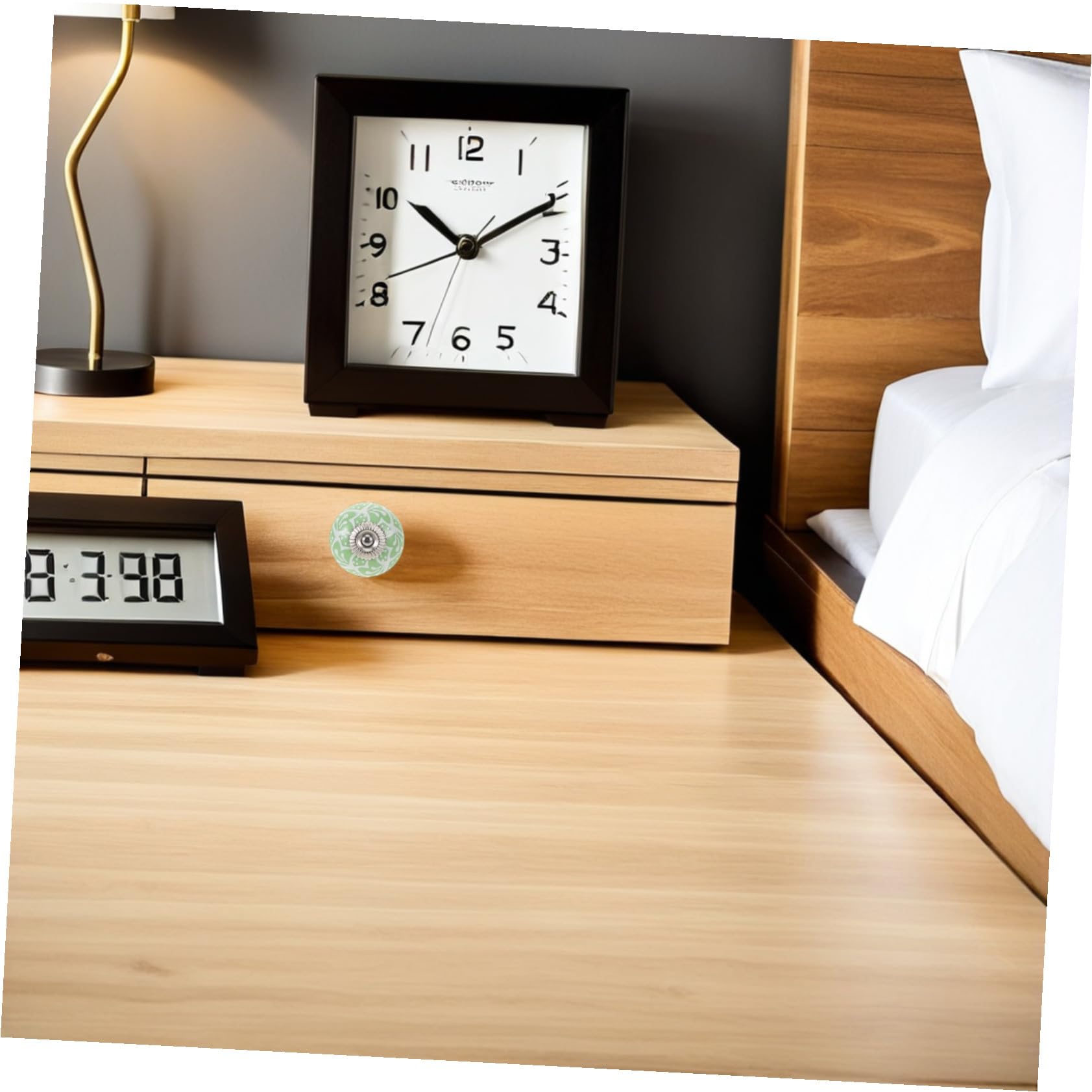 LIFKOME 10 Pezzi Set da 10 Pomelli Rotondi in Ceramica Verde per Mobili, Manopole Decorative per Cassetti, Armadi e Cassettiere, con Viti Incluse, per Cucina e Arredamento Casa
