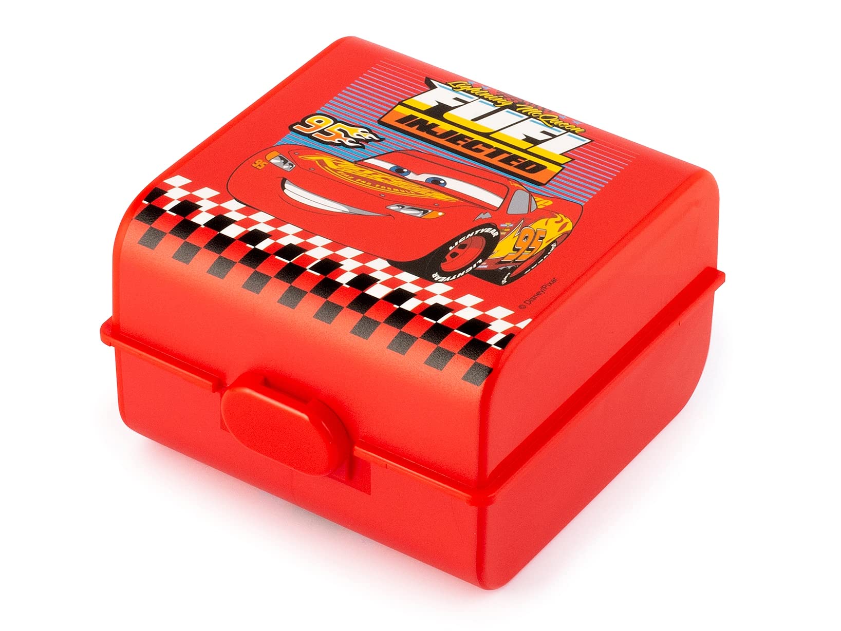 Lulabi Disney Cars Lunch Box Polypropylene 3 Seater Cutlery