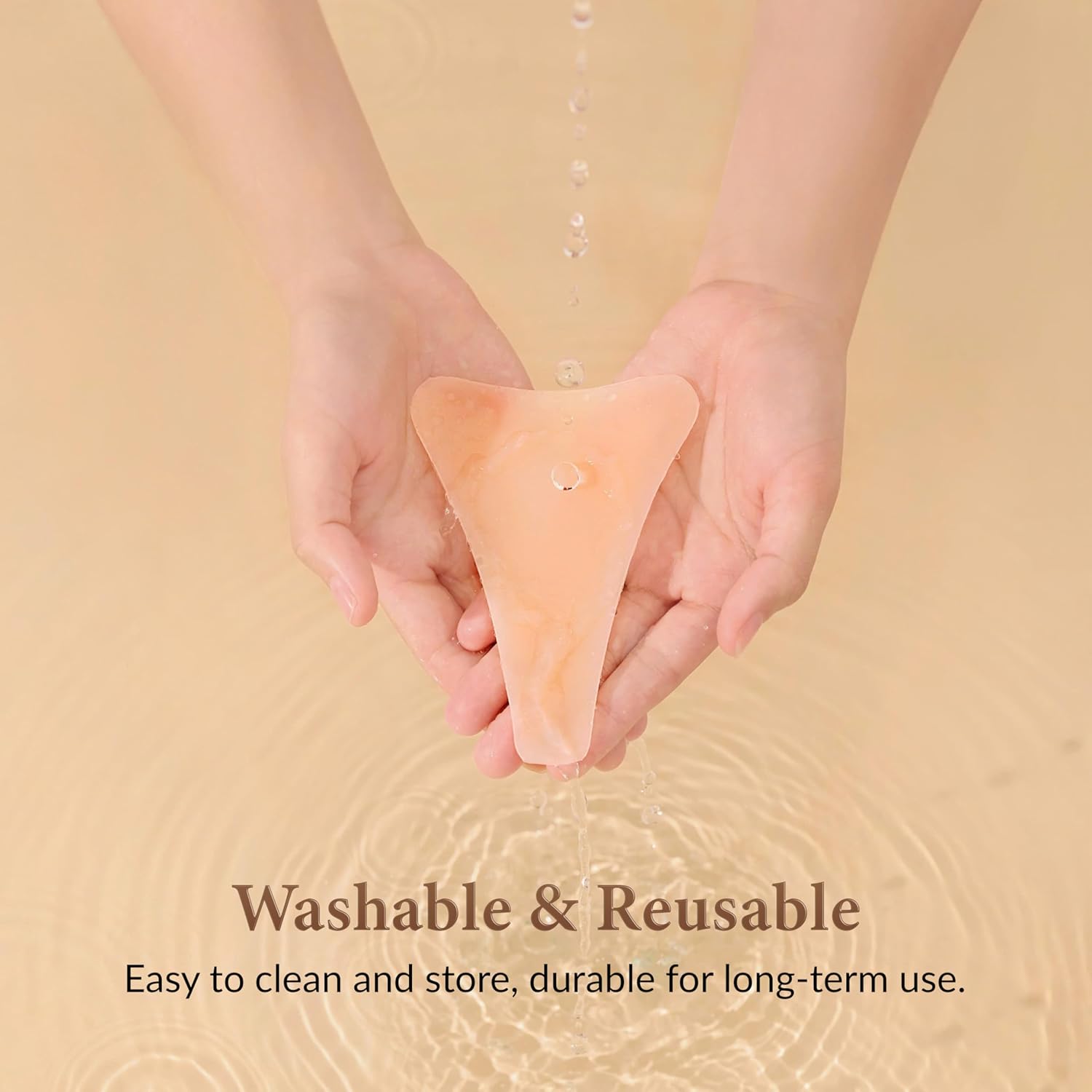 Anti Camel Toe Underwear - Silicone Camel Toe Concealer for Swimsuit, Underwear, 2-Pack, Nude, Y Shape - Image 4