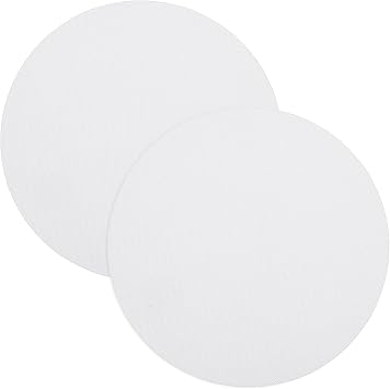 uxcell 6.7 Inch Round Lampshade Diffuser Anti-Glare Lamp Cover Shade for Fab Brick Desk Light Downlight Spotlight White 2pcs