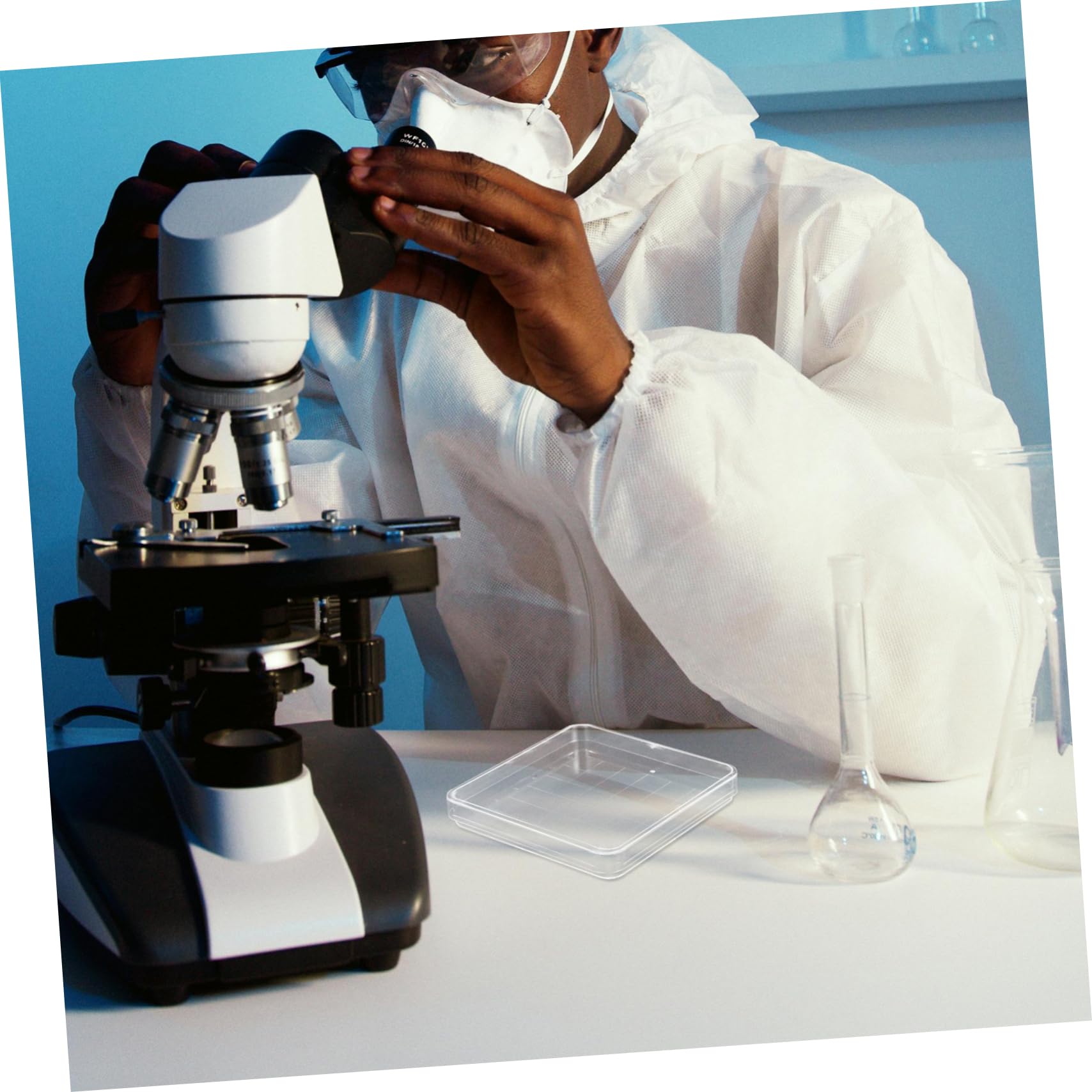 VILLFUL 10pcs Petri Dish Science Experiment Agar Plates Tissue Culture Dish Culture Agar Plate Samples Dish Laboratory Experiment Bl-OOD Sample Dish Laboratory Agar Plates Transparent