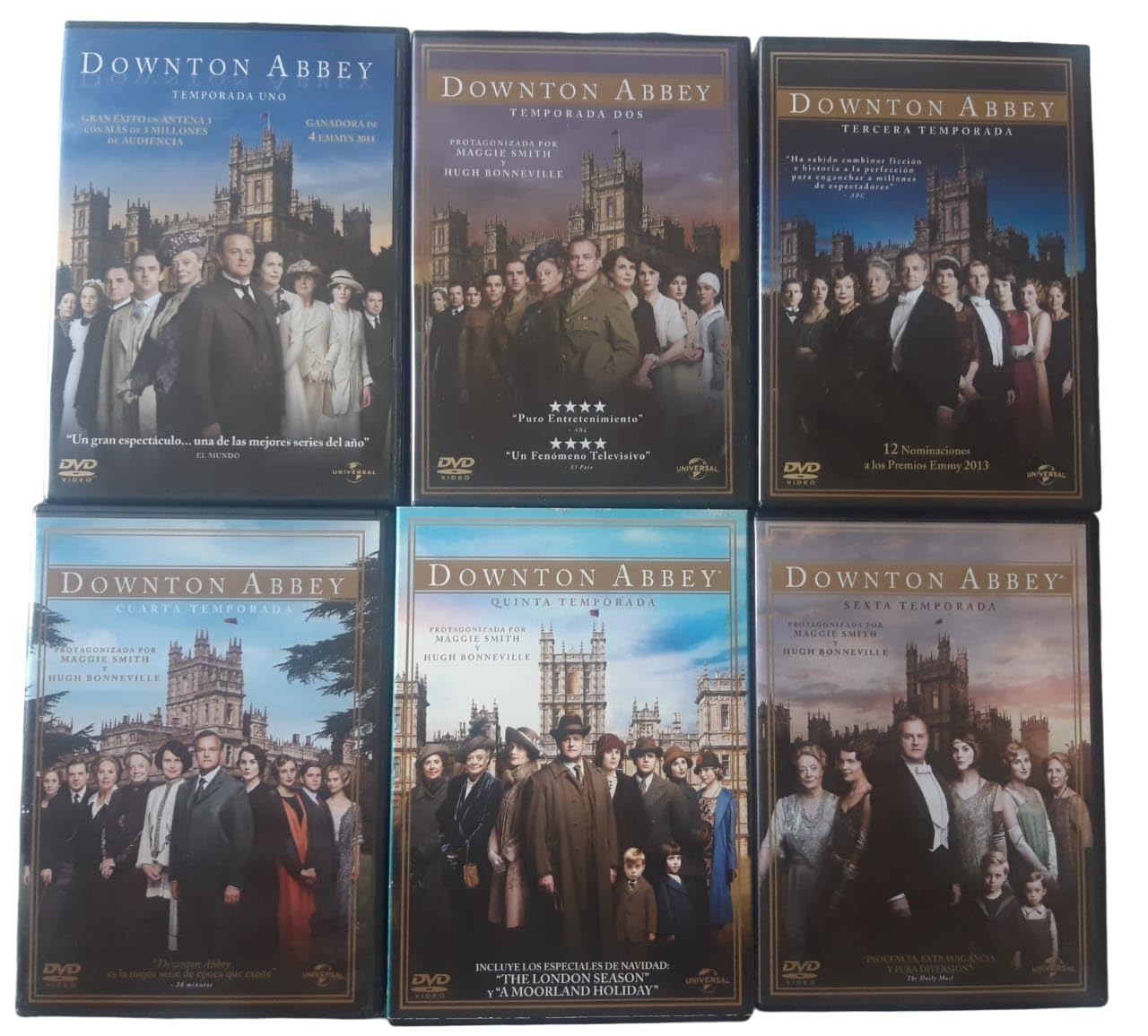 Downton Abbey Serie Completa Primera Edicion Downton Abbey Edicion Española Downton Abbey Coleccion Serie Completa Temporada 1- 6 DVD