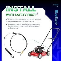 Vista 8 de BlueStars 946-04173E 746-04173E - Cable de compromiso de cubierta para MTD Troy Bilt 746-04173 746-04173B 946-04173 746-04173C MTD 700 Series