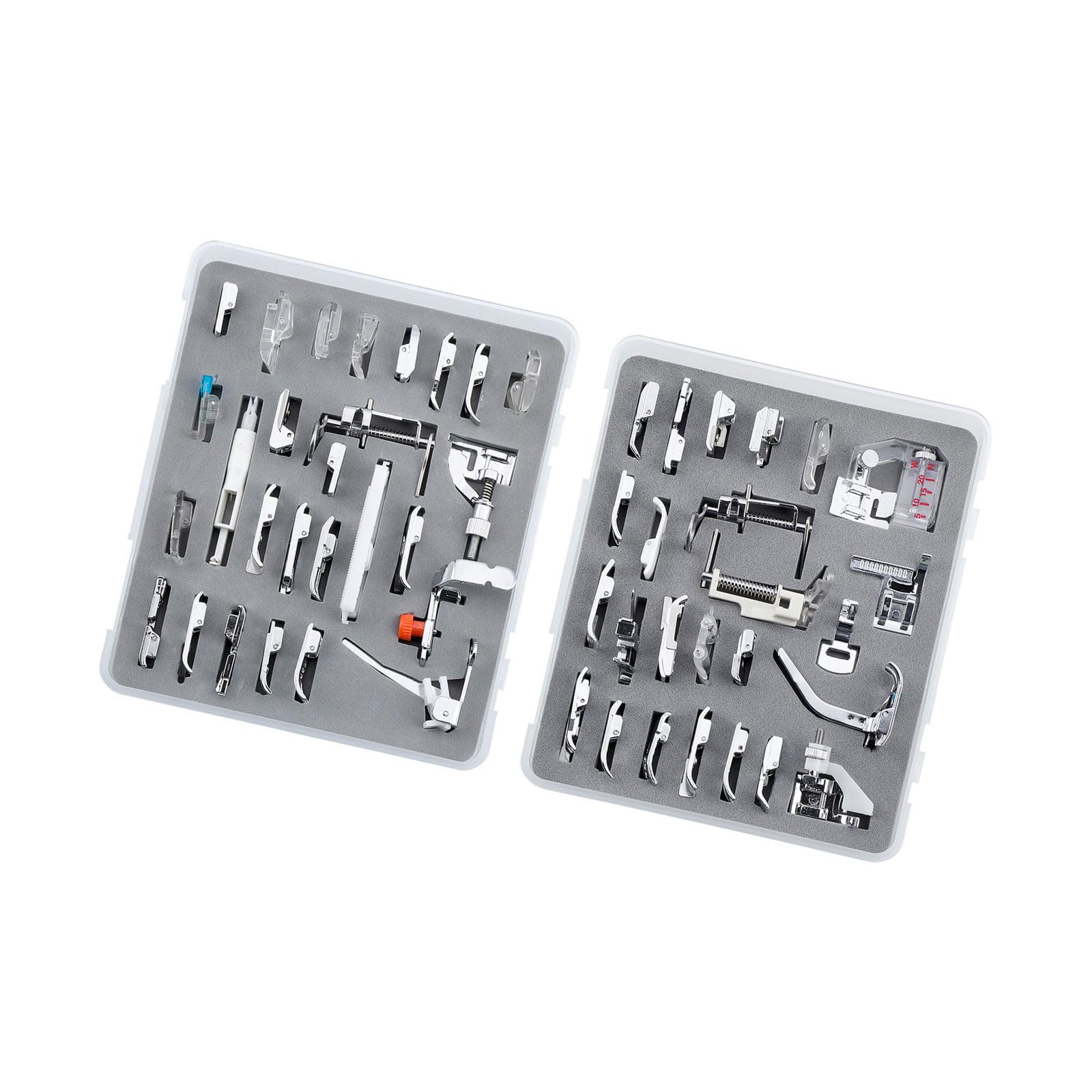 LiRRvb Household Sewing Machine Presser Feet Embroidery Machine Feet for Hobbyists Embroidery Project Foot Set