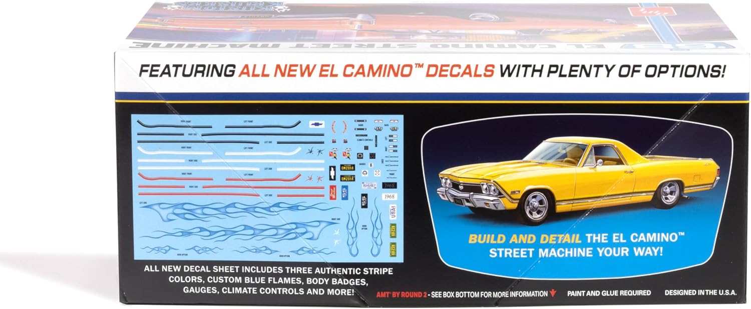 AMT 1/25 1968 Chevrolet El Camino Street Machine Plastic Model AMT1484 (Automotive)