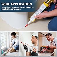 Vista 6 de Zonon 35 tapas de tubo para sellar y conservar, color rojo