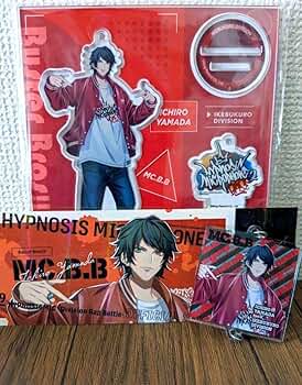 山田一郎 6点セット★BASE 缶バッジ アクリルスタンド ヒプノシスマイク 山田一郎☆6点セット BASE アクスタ 特典 缶バッジ ヒプノシスマイク
