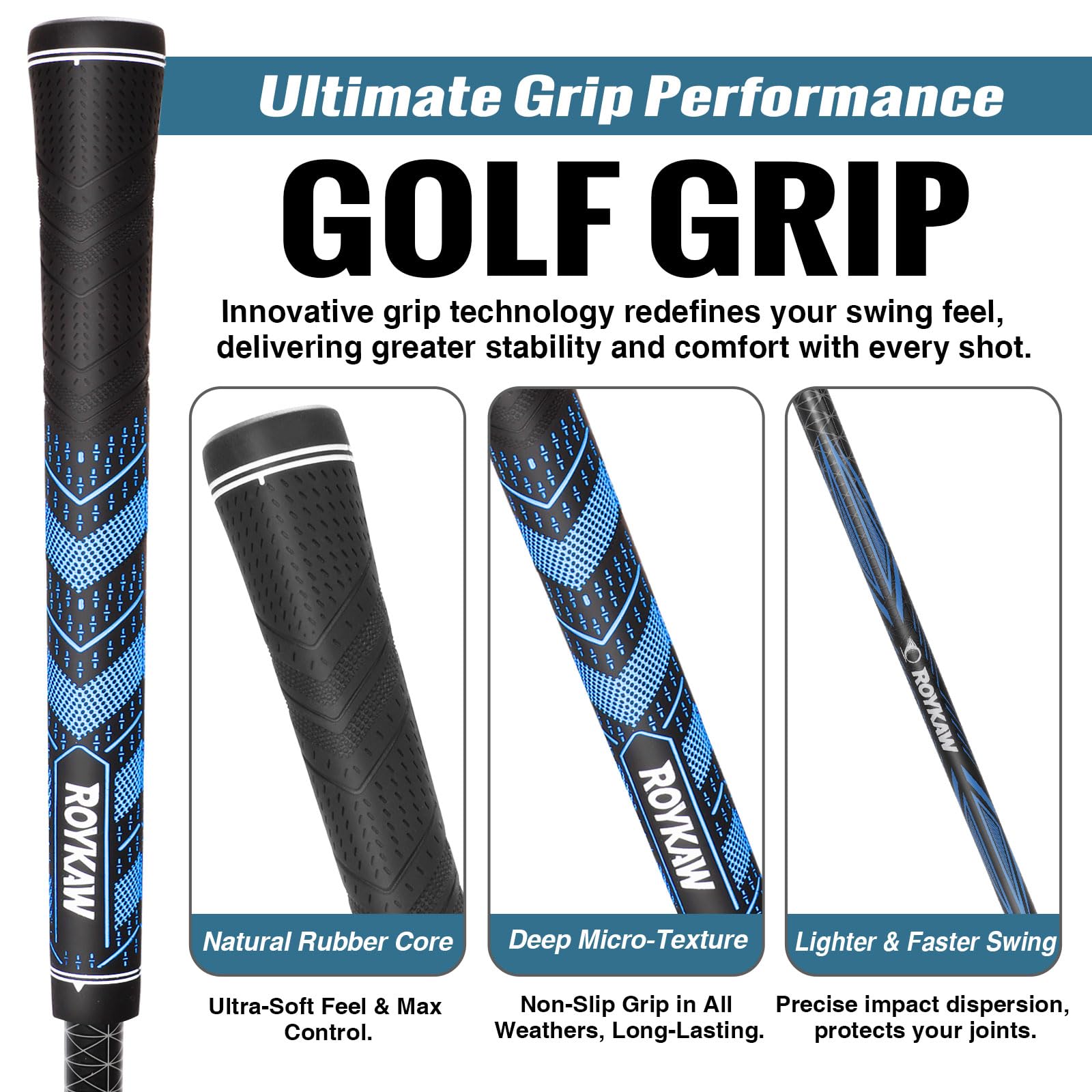 Roykaw Hybrid Golf Club, 21/24/26 Hybrid Golfschläger für Herren, 4 5 6 Rechtshänder Golfschläger