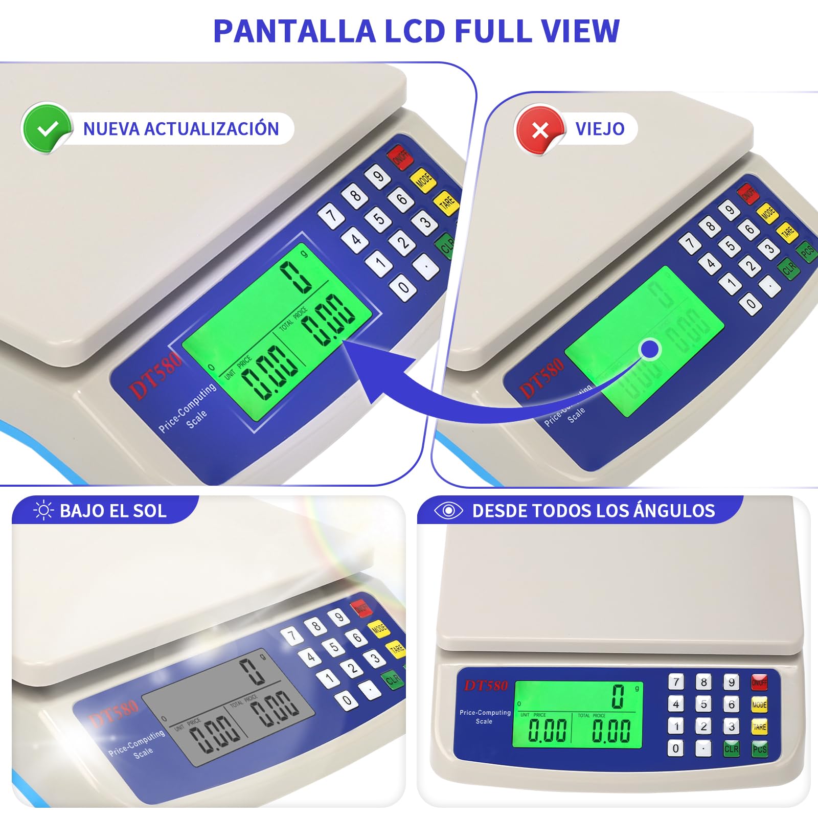 bascula cocina profesional, 25kg /1g bascula de cocina digital, con Pantalla LCD balanza de cocina con PCS Función y Tara peso electronico cocina 3 Unidades Para Alimentos Repostería Pesaje Bascula