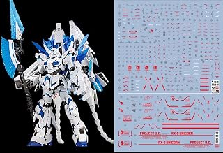 (RG 1/144 ユニコーンガンダム ペルフェクティビリティ用 赤色) HG RG MG PG RE HiRM ロボット プラモデル用水転写式デカール [並行輸入品]