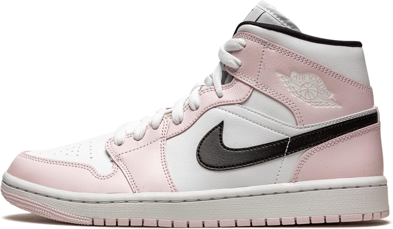 hot pink black and white jordan 1