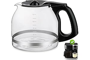 12-CUP Glass Replacement Coffee Carafe for Keurig K-Duo Coffee Makers