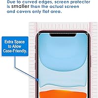Vista 4 de JETech Screen Protector for iPhone 11 and iPhone XR 6.1-Inch, Tempered Glass Film, 2-Pack