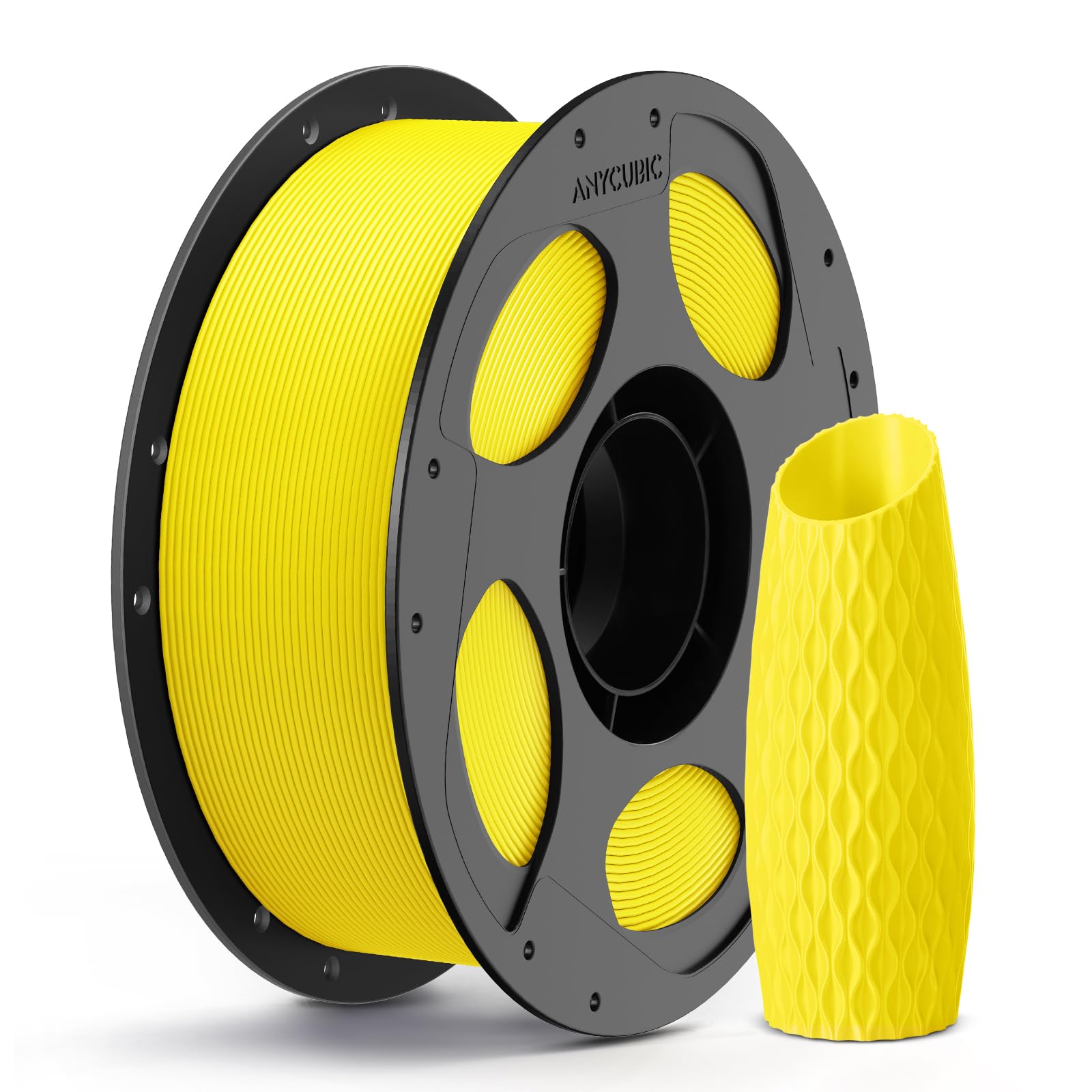 ANYCUBIC PLA 3D Printer Filament, 3D Printing PLA Filament 1.75mm Dimensional Accuracy +/- 0.02mm, 1KG Reusable Spool (2.2 lbs), Yellow-image-40