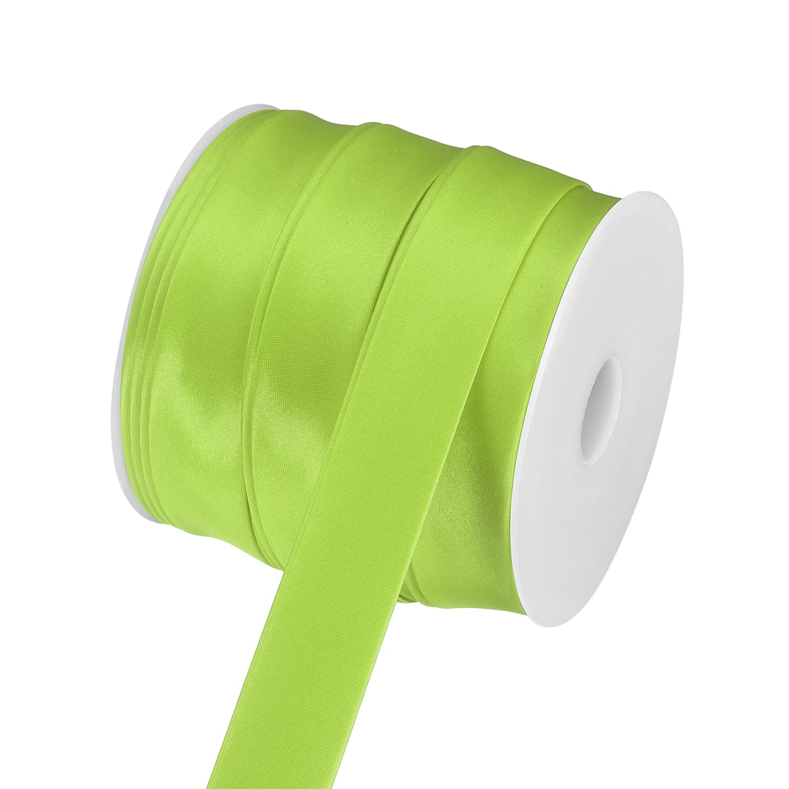 sourcing map Double Fold Bias Tape 1"(2.5cm) x 25 Yds Bright Green