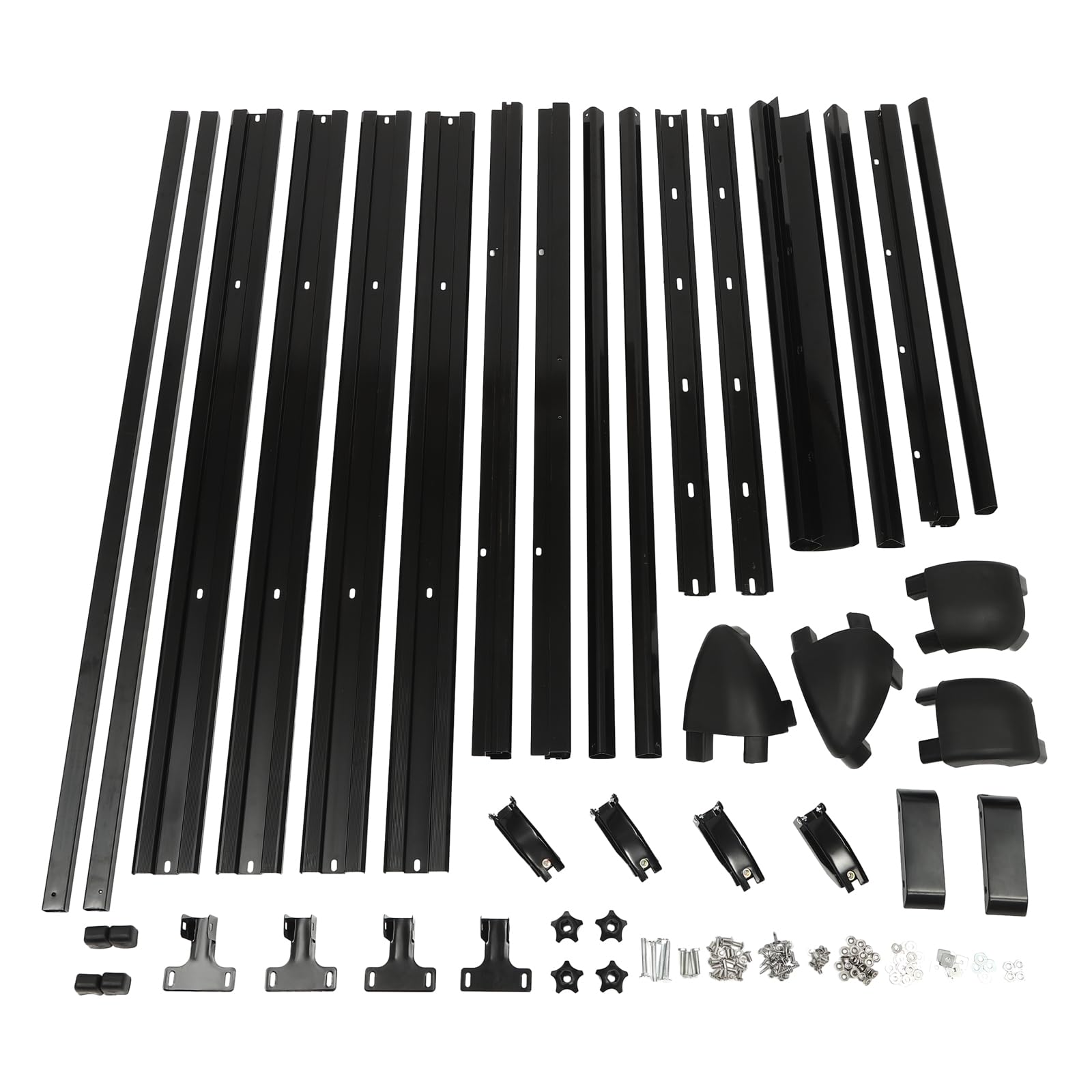 Cesta de techo universal de aluminio para coche, 160 cm, para modelos SUV con capacidad de peso de 150 kg, color negro
