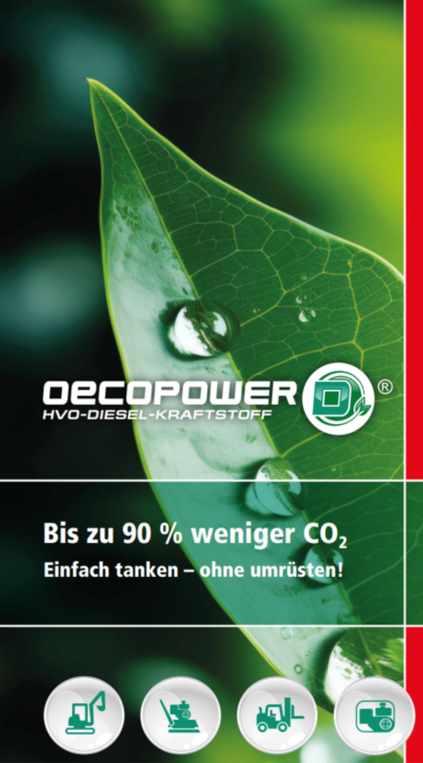 OEST Oecopower D HVO 100 Diesel – 20L Umweltfreundlicher Premium-Dieselkraftstoff | Emissionsarm & geruchsreduziert | Perfekt für Motoren, Generatoren & Stapler | DIN EN 15940 zertifiziert