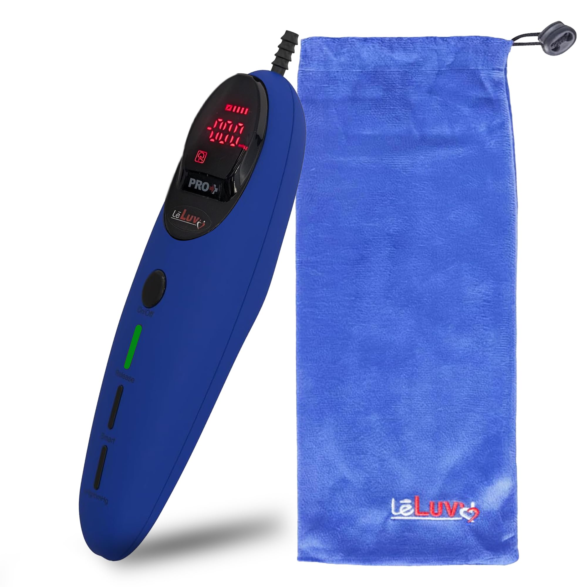 LeLuv Magna Pro LCD Smart Handheld Digital Electric Vacuum Pump Controller in blue