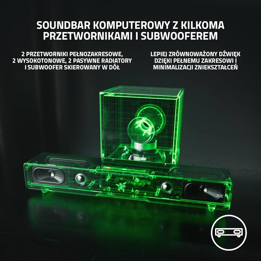 Razer Leviathan V2 - soundbar do gier PC z subwooferem Razer Leviathan V2 - soundbar do gier PC z subwooferem