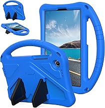 for Lenovo Tab One 8.7 inch Case 2025, Kids EVA Shockproof Cover for Lenovo Tab One Tablet Case, with Stand Handle (Blue)